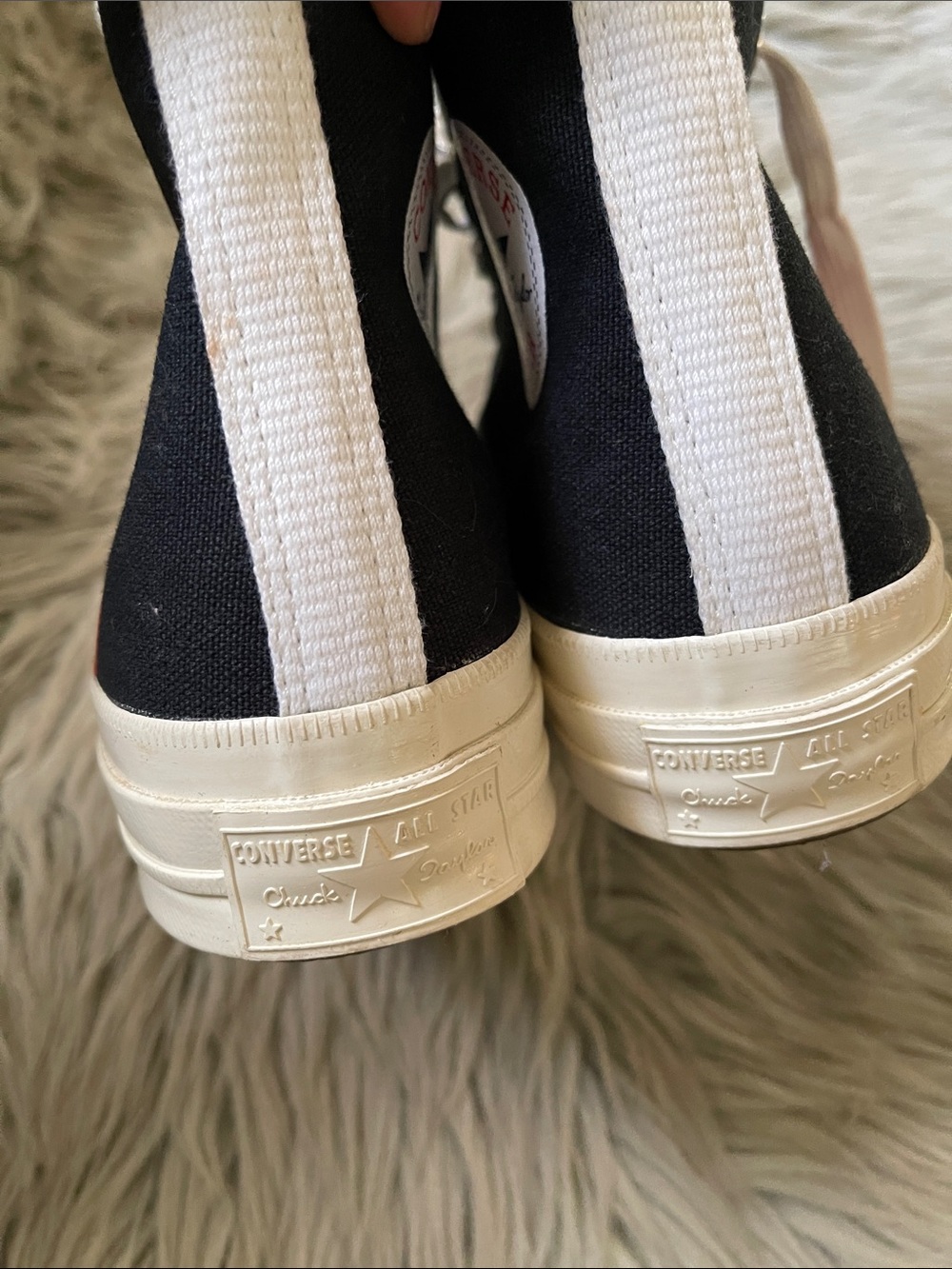 Converse comme des Garcons High-Top Sneakers - Picture 9 of 10